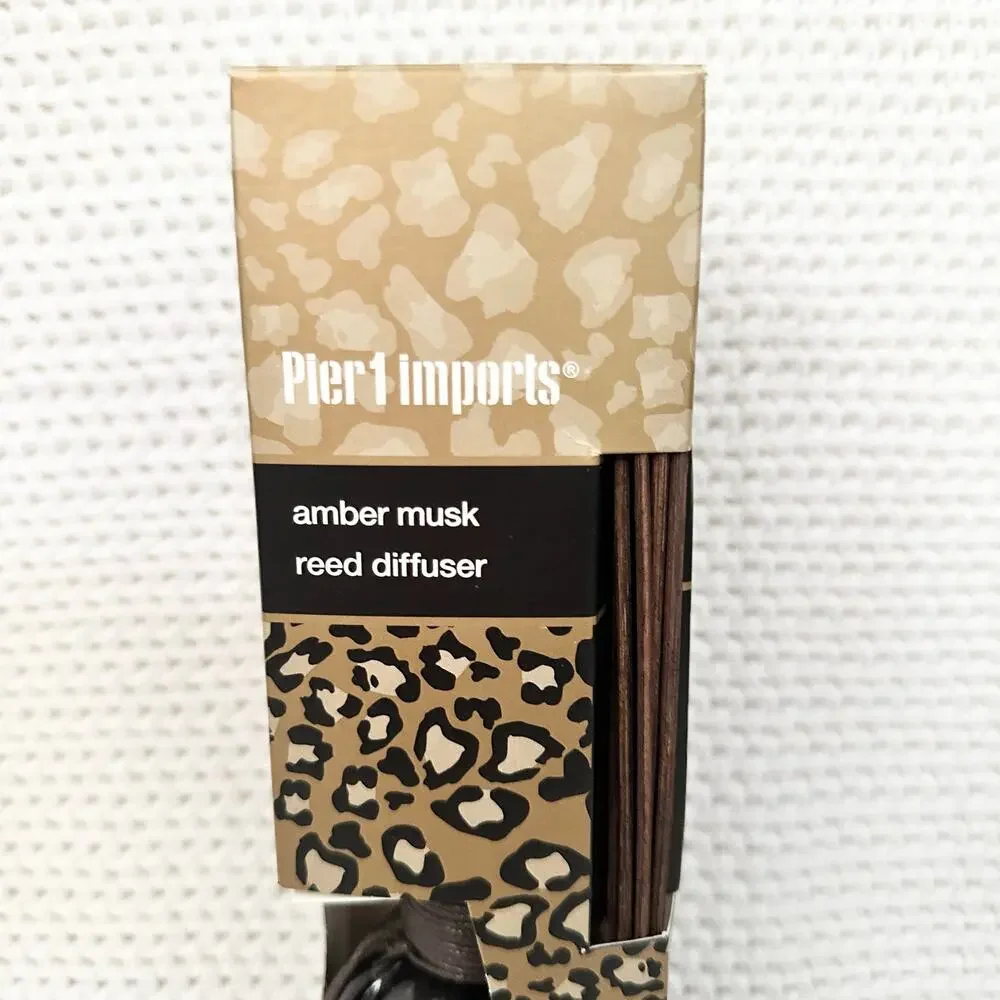 Pier 1 Imports Amber Musk Rare Discontinued Reed Diffuser Oil Kit New Vintage